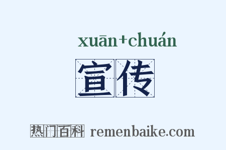 宣传是什么意思的图片